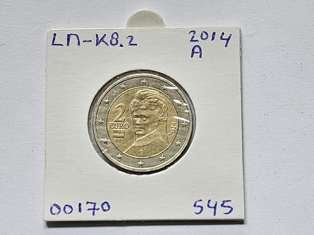 2-euromunt Oostenrijk (A) 2014 Koers LN-K8.2, Postzegels en Munten, Munten | Europa | Euromunten, Ophalen of Verzenden, Oostenrijk