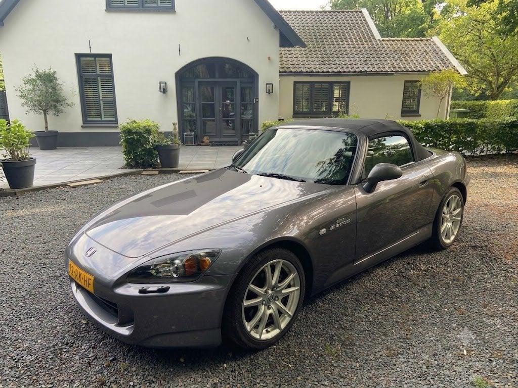 Honda S2000 2.0 I 2005 Grijs, Achterwielaandrijving, 4 cilinders, Cabriolet, Bruin