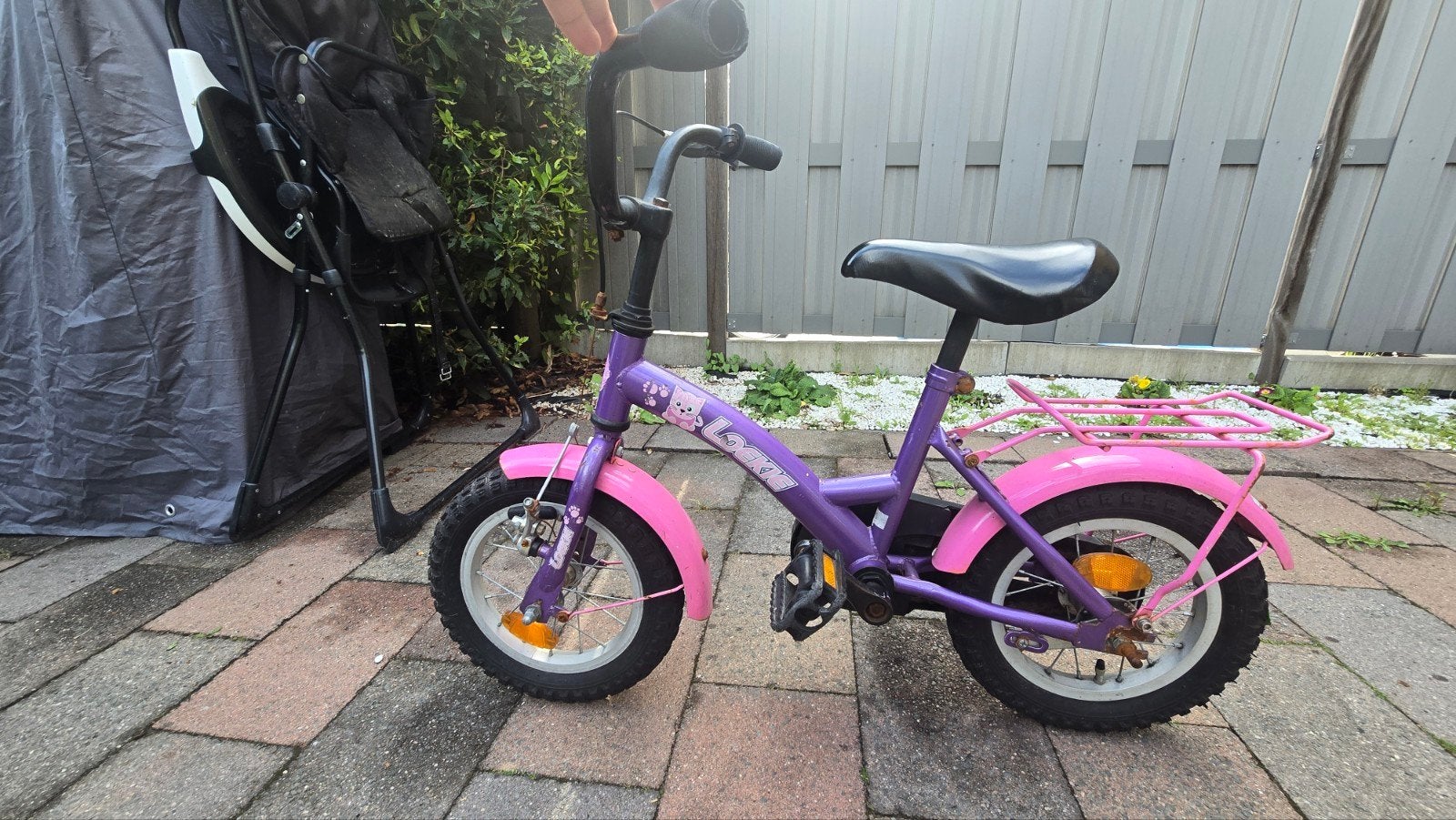 Roze Loekie Kinderfiets 12 inch, Fietsen en Brommers, Fietsen | Kinderfietsjes, Ophalen, Gebruikt, Minder dan 16 inch, Loekie