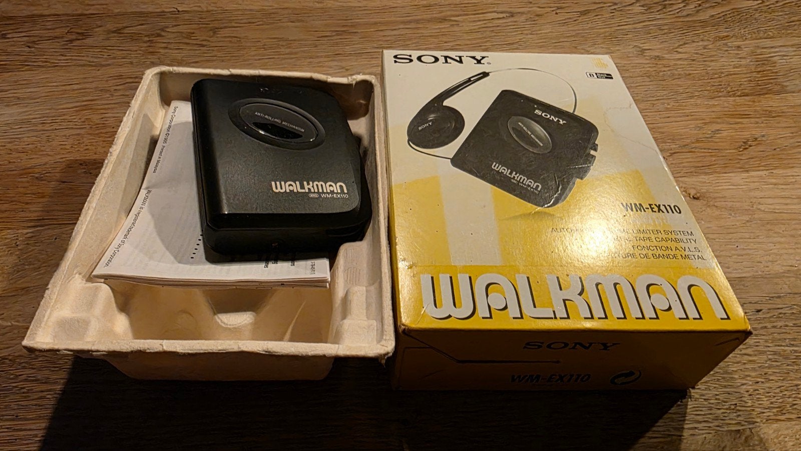 Sony Walkman WM-EX110 Cassettespeler met originele doos, Ophalen of Verzenden, Walkman