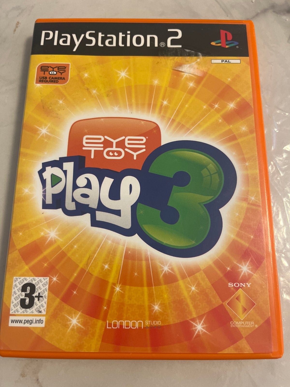 EyeToy Play 3 - PlayStation 2 (PS2) - Avontuur & Actie, Avontuur en Actie, Gebruikt, Eén computer, Ophalen of Verzenden