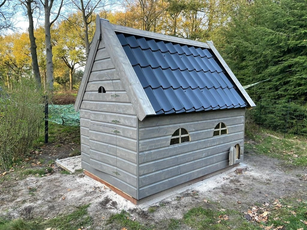 Nostalgische geitenhok kippenhok, Vrouwelijk, Kip