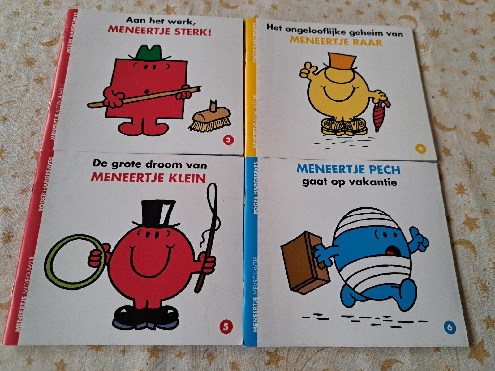 Meneertje & Mevrouwtje boeken - 7 stuks, Boeken, Ophalen of Verzenden, Gelezen, Roger Hargreaves, Fictie algemeen