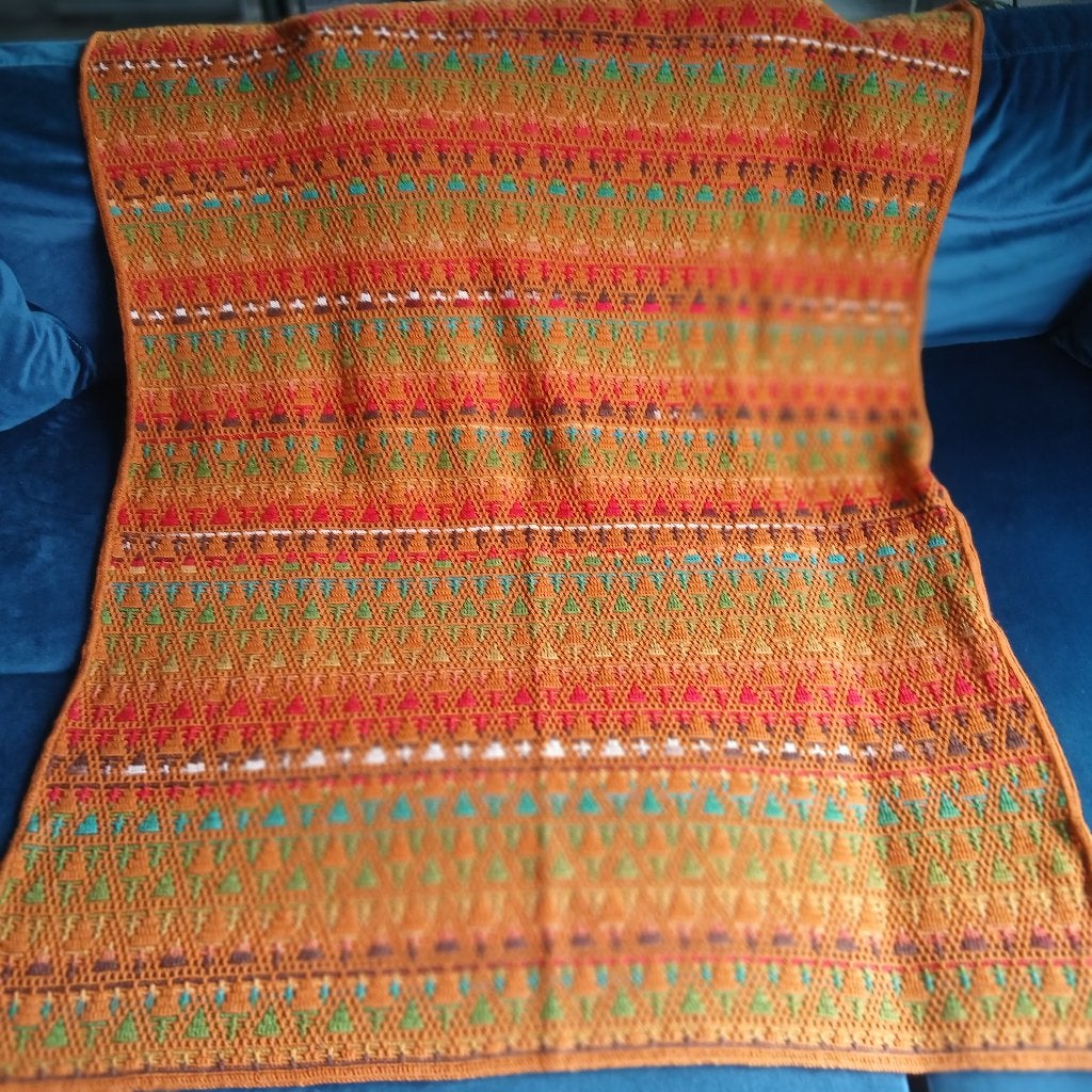 Handgemaakte plaid van pure merinowol (120x140cm), Ophalen, 120 cm, 140 cm, Nieuw