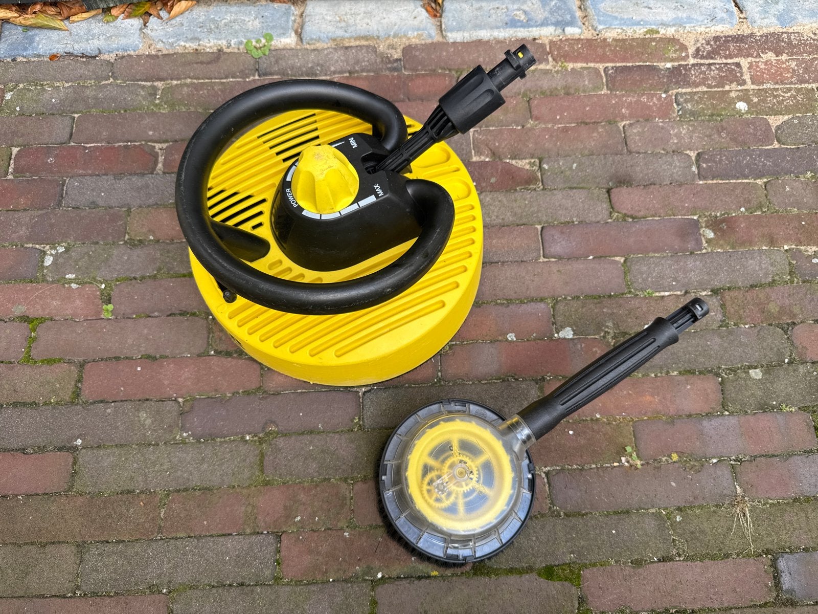 Kärcher terrasreiniger en wasborstel, Ophalen of Verzenden, Gebruikt
