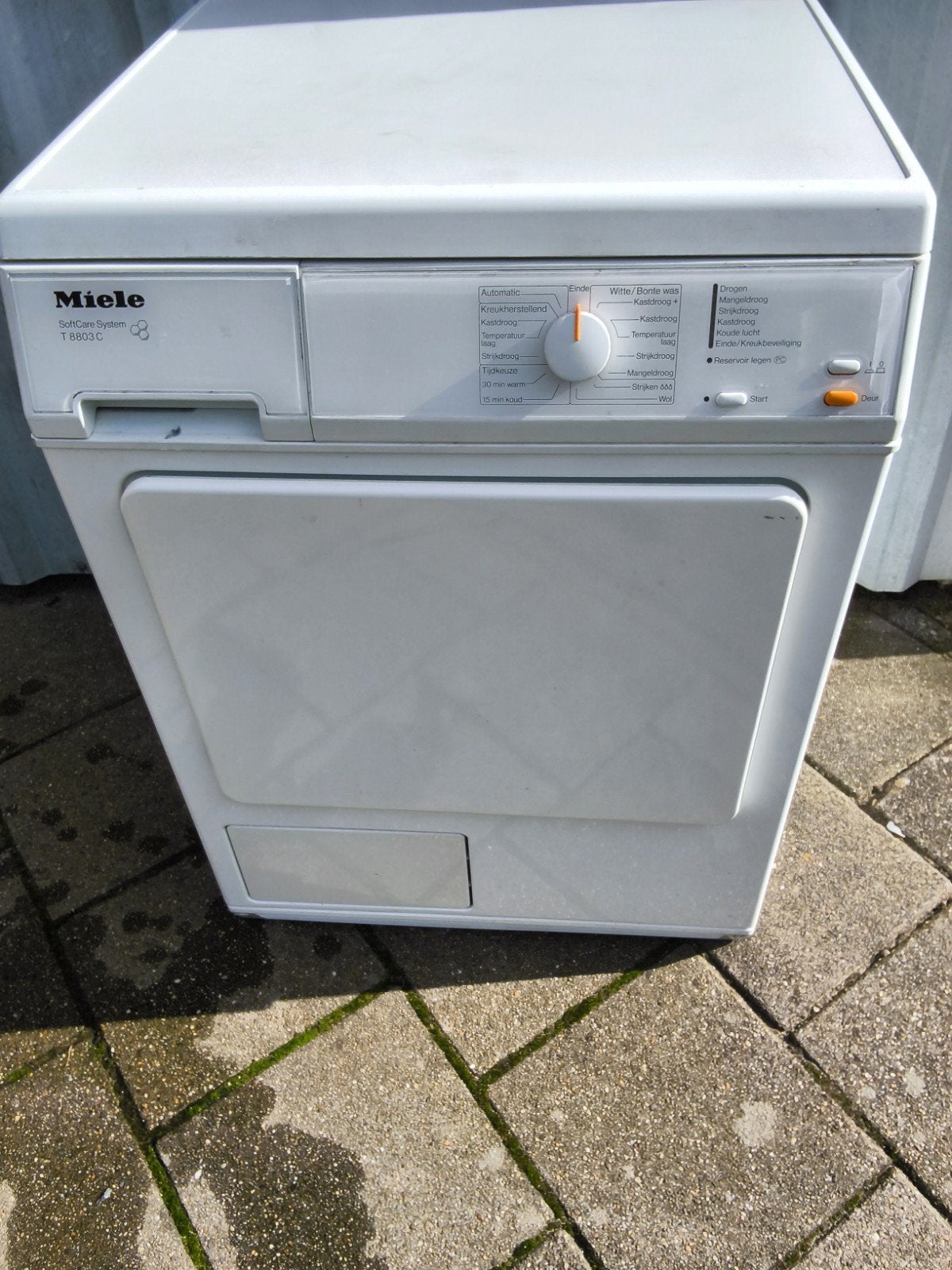 Miele condensdroger helemaal schoongemaakt van binnen, Witgoed en Apparatuur, Ophalen, 6 tot 8 kg, Gebruikt, 85 tot 90 cm