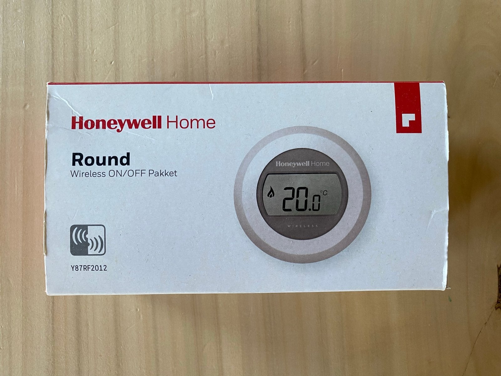 Honeywell Home Round Wireless ON/OFF Pakket Y87RF2012, Ophalen of Verzenden, Slimme thermostaat, Zo goed als nieuw