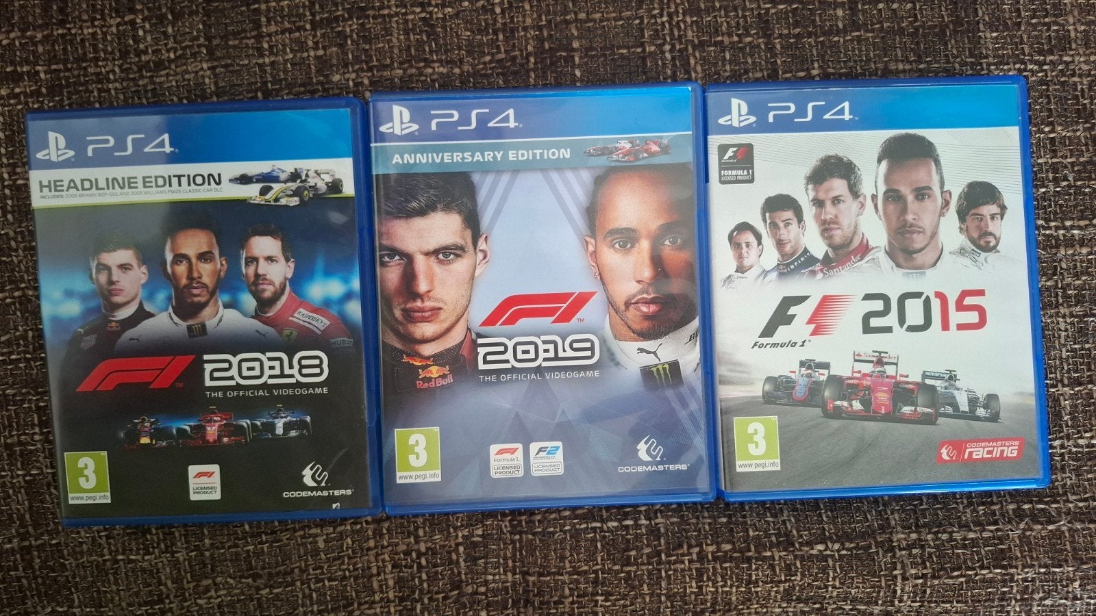 f1 2015, f1 2018, f1 2019, Ophalen, Gebruikt, Racen en Vliegen, Virtual Reality