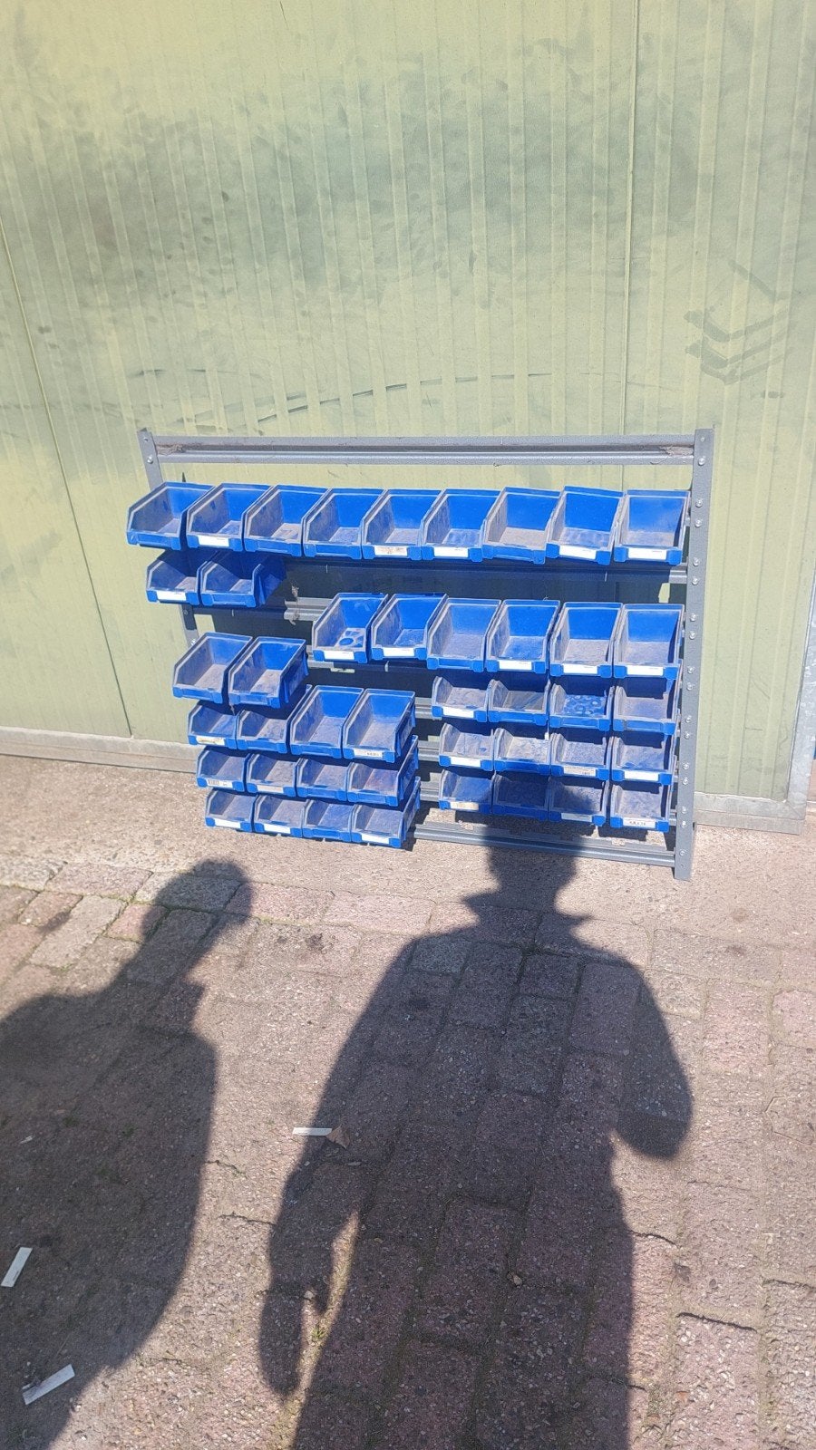 Magazijn bakjes met rek, Ophalen of Verzenden