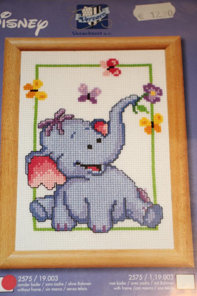 Borduurpatroon Disney Lolliefant winnie the pooh #4214, Ophalen of Verzenden, Nieuw, Handborduren, Patroon