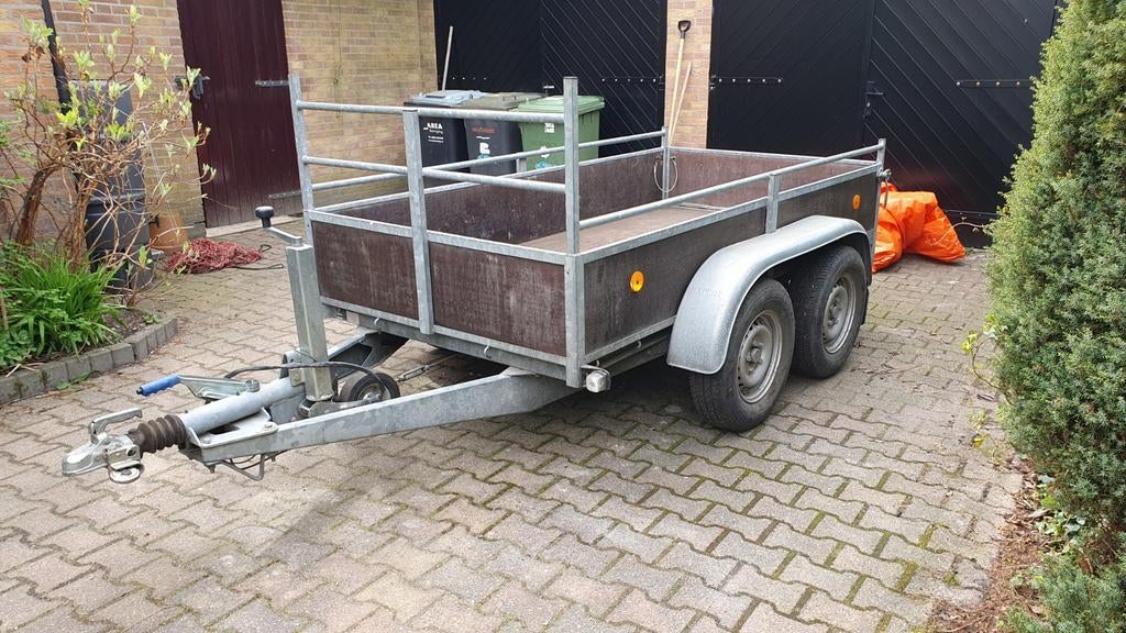 Hapert Aanhanger tandem-asser, Auto diversen, Ophalen, Gebruikt