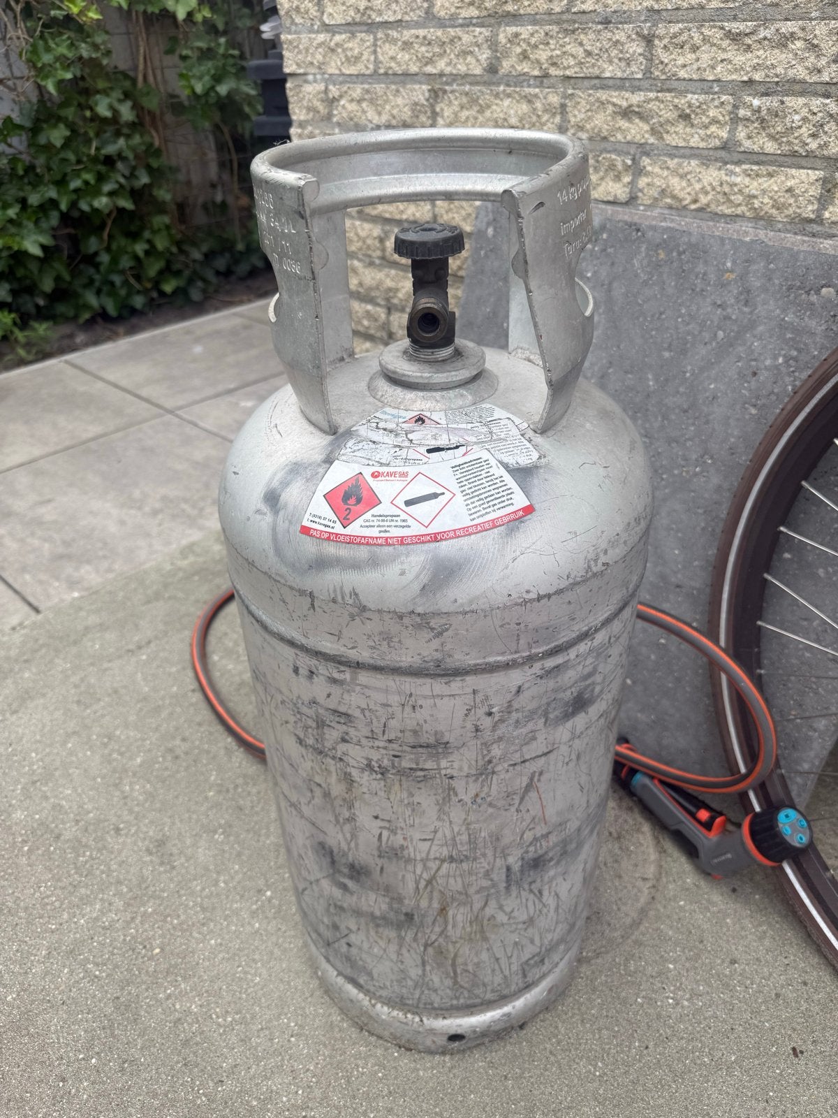 Propaan gasfles 14kg - Kavegas, Ophalen of Verzenden, Gebruikt