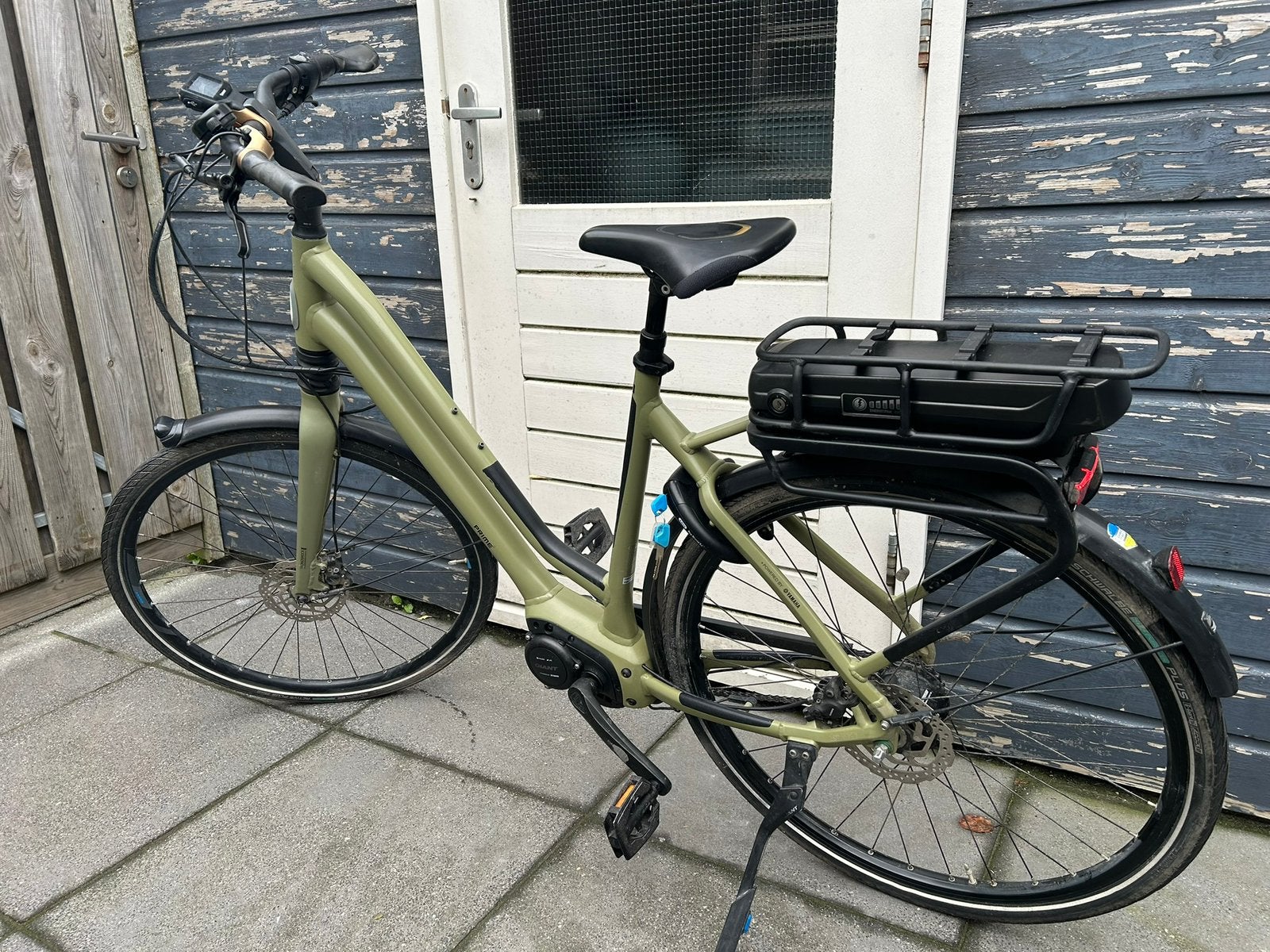 Giant Prime + 2022 elektrische fiets midden motor groen, Ophalen, Zo goed als nieuw, Overige merken