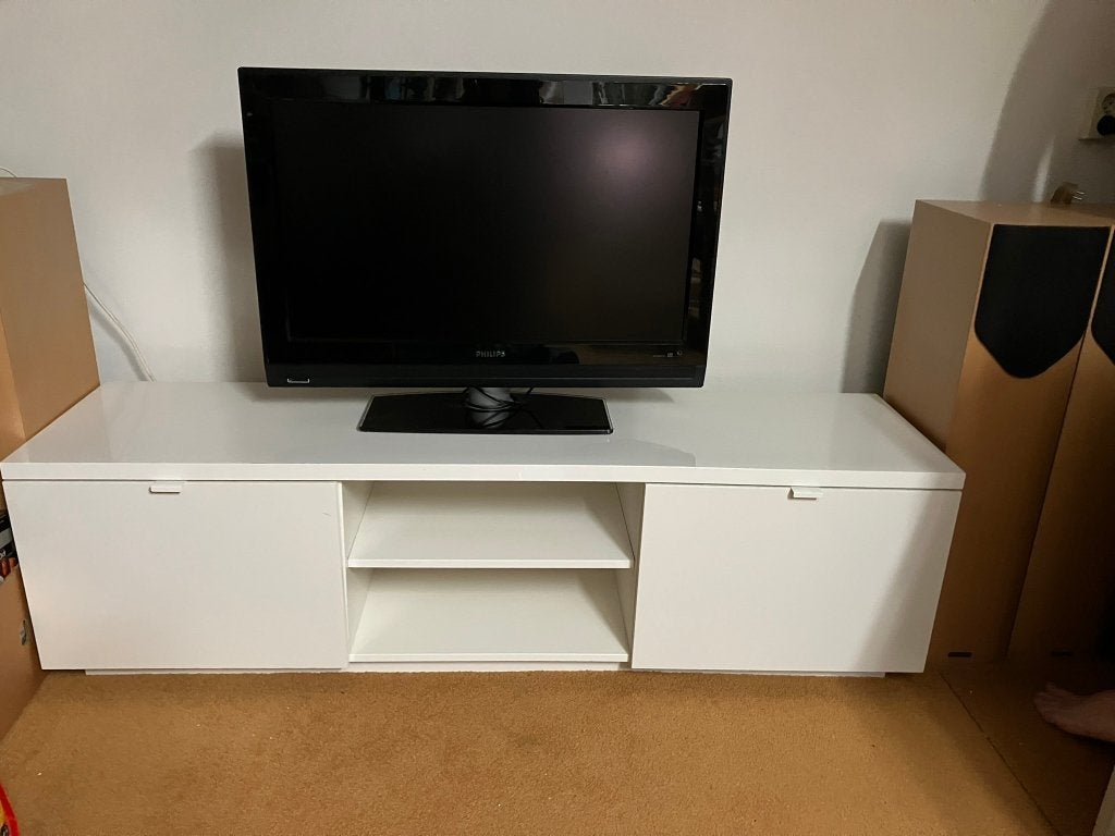 Tv meubel, Ophalen, Gebruikt, 150 tot 200 cm, Minder dan 100 cm