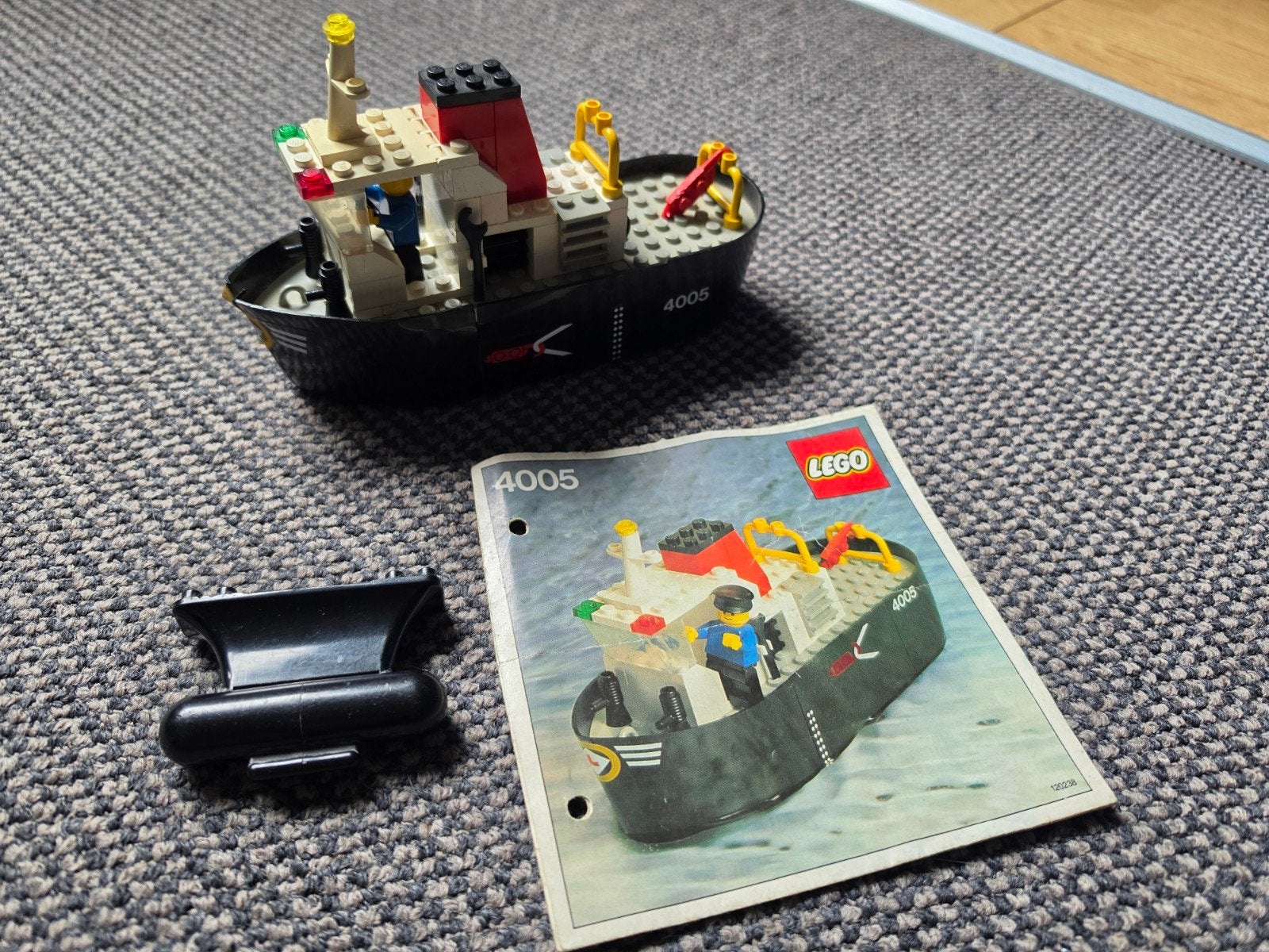LEGO 4005 Sleepboot met instructies, Verzenden