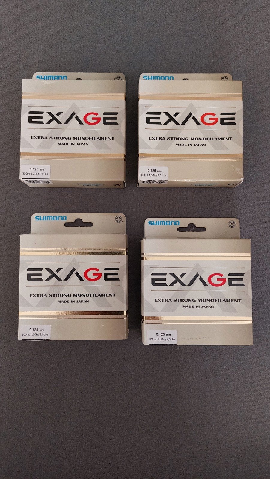 monofilament Shimano Exage  0.125/00 extra sterk, Ophalen of Verzenden, Molen