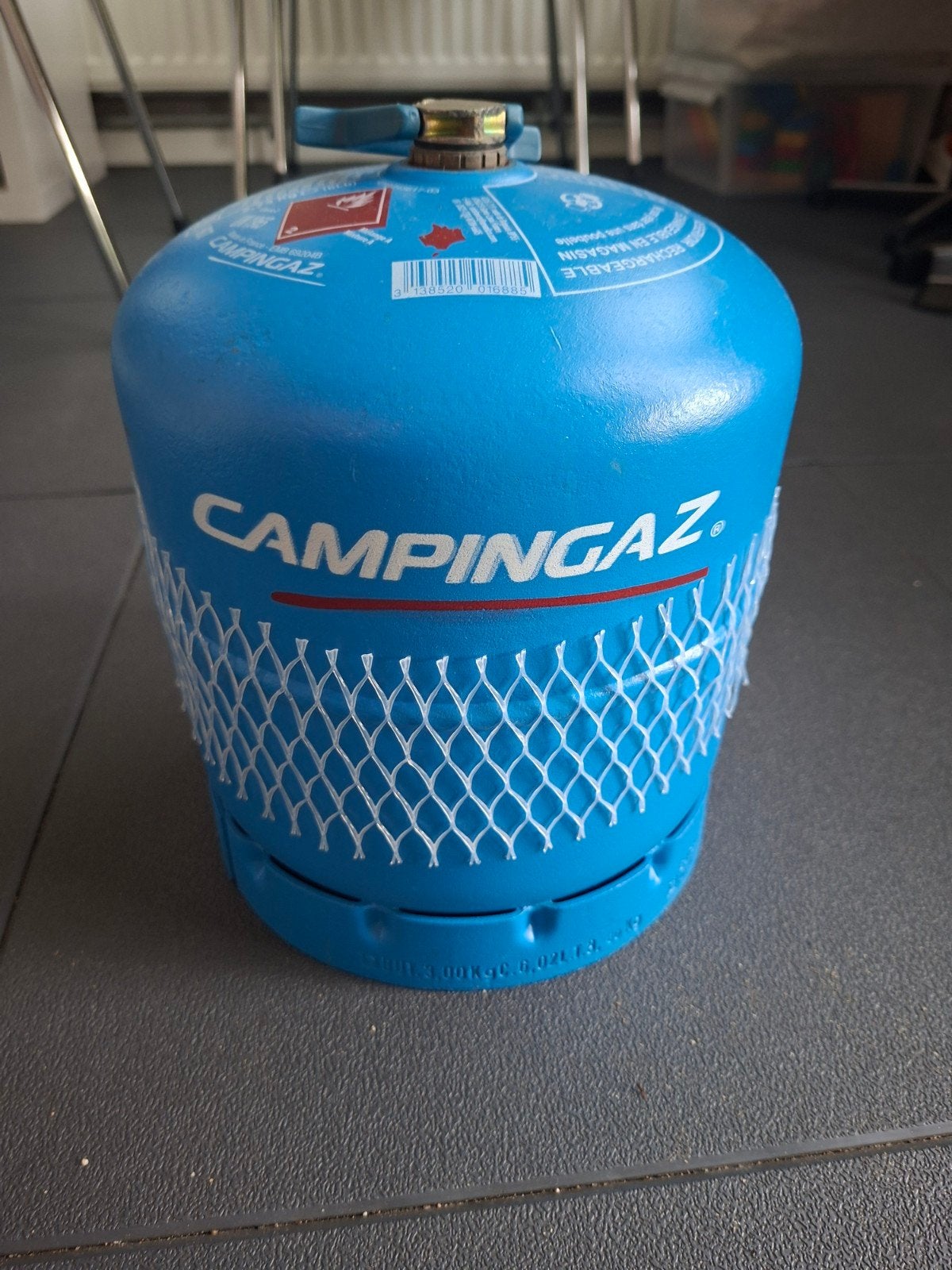 Campingaz gasfles 907 vol, Ophalen