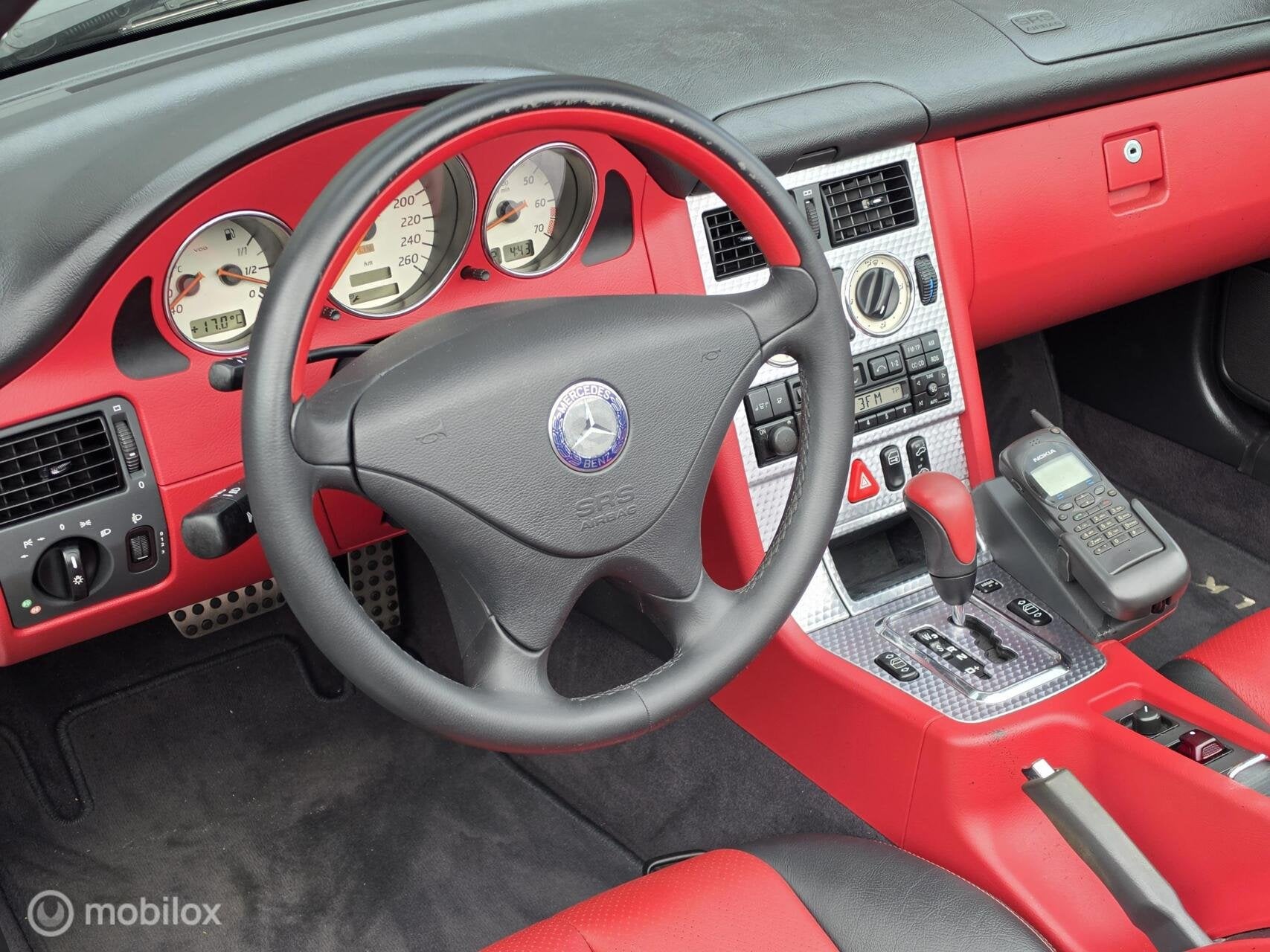 MERCEDES SLK 200 KOMPRESSOR AUTOMAAT NL-AUTO 2e EIGENAAR, Auto's, Automaat, 1998 cc, Achterwielaandrijving, Gebruikt
