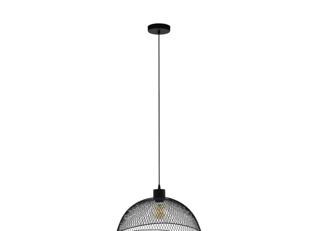 EGLO Pompeya Hanglamp - Zwart Metaalgaas - Model 43304, Verzenden, EGLO Verlichting Nederland B.V., Zo goed als nieuw, Klantenservice@eglo.com