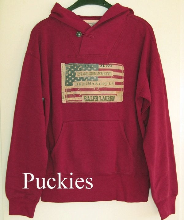 Maat M Rode Ralph LAUREN heren hooded sweater *NIEUW* a, Maat 48/50 (M), Nieuw, Ophalen of Verzenden, Ralph Lauren.