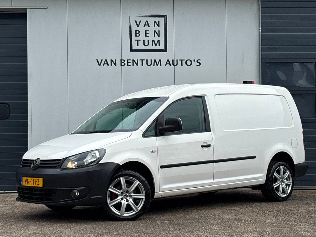 Volkswagen Caddy 1.6TDI 102pk Maxi BMT Airco Cruise Carplay, Voorwielaandrijving, Euro 5, Stof, Gebruikt
