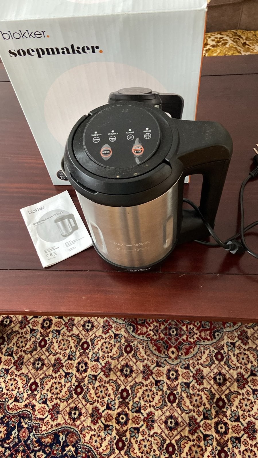 Soepmaker / soepmachine - Zo goed als nieuw, Ophalen, Zo goed als nieuw