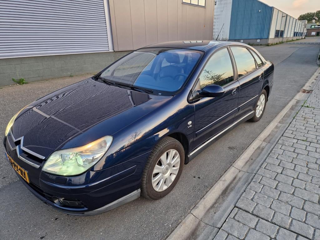 Citroën C5 3.0 V6 AUT 2005 Blauw, Auto's, 2946 cc, Blauw, Particulier, 1600 kg