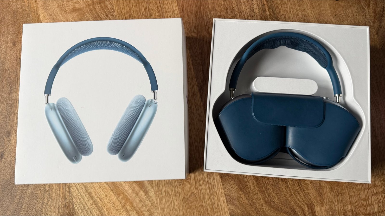 Apple AirPods Max - Sky Blue (Zo goed als nieuw), Audio, Tv en Foto, Koptelefoons, Bluetooth, Ophalen of Verzenden, Zo goed als nieuw