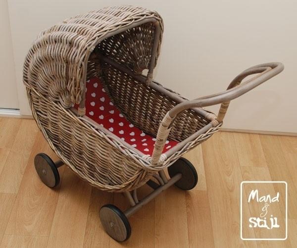 Rotan poppenwagen, Verzenden, Nieuw, Overige typen