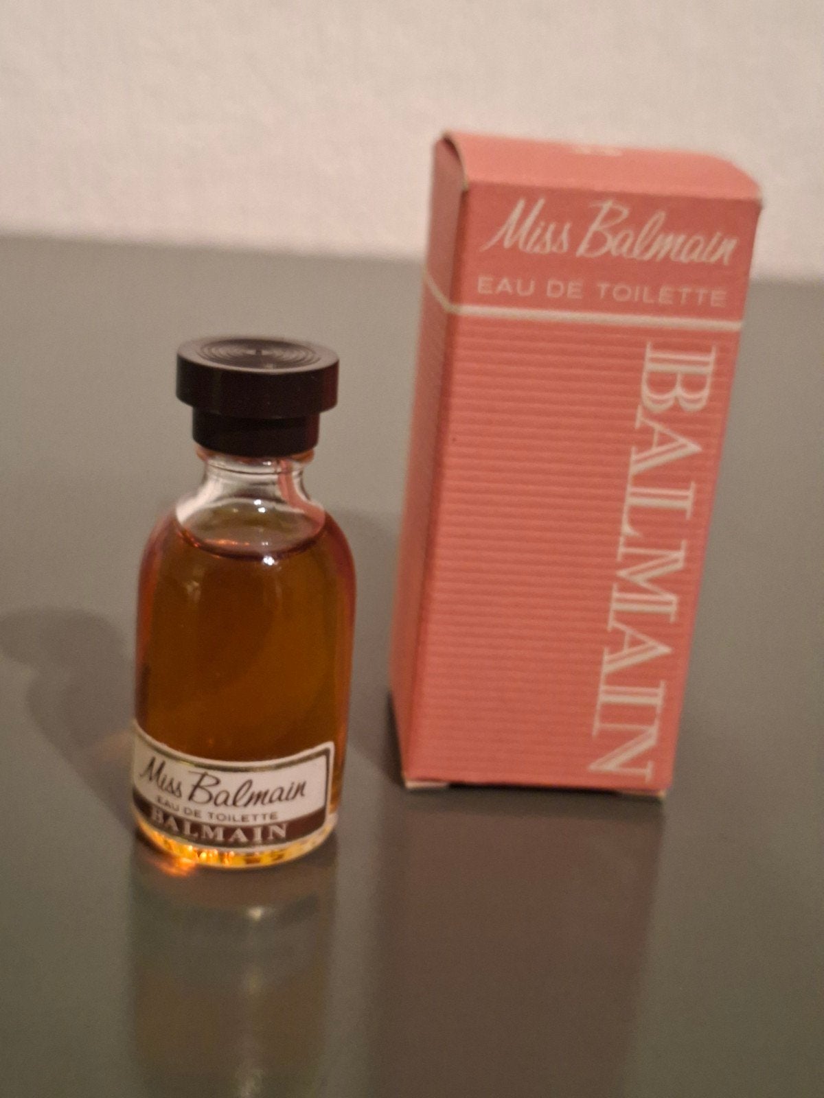 Balmain Pierre - Miss Balmain - EdT - 7ml - 1967, Ophalen of Verzenden, Zo goed als nieuw, Miniatuur