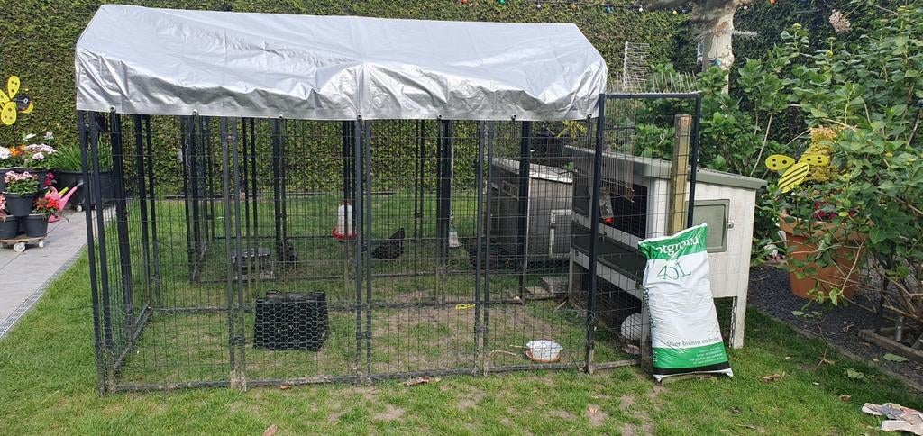 Dierenren kippenren konijnenren, Ophalen, Hout, Volière