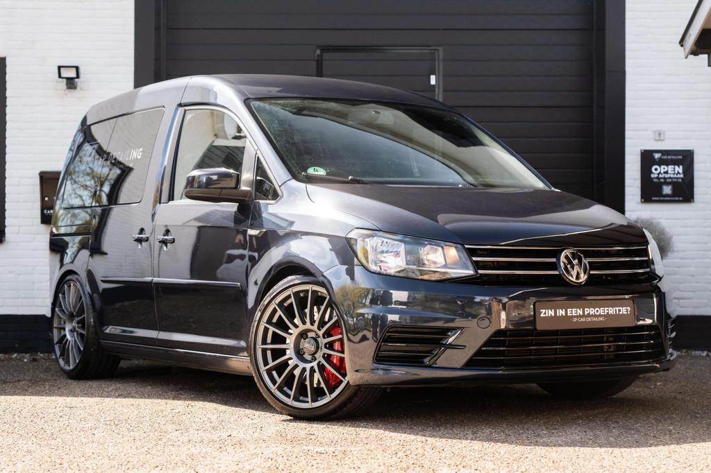 Volkswagen Caddy 1.2 TSI Highline Schroefset OZ Porsche, Auto's, Bestelauto's, Gebruikt, 4 cilinders, Leder en Stof, Bedrijf