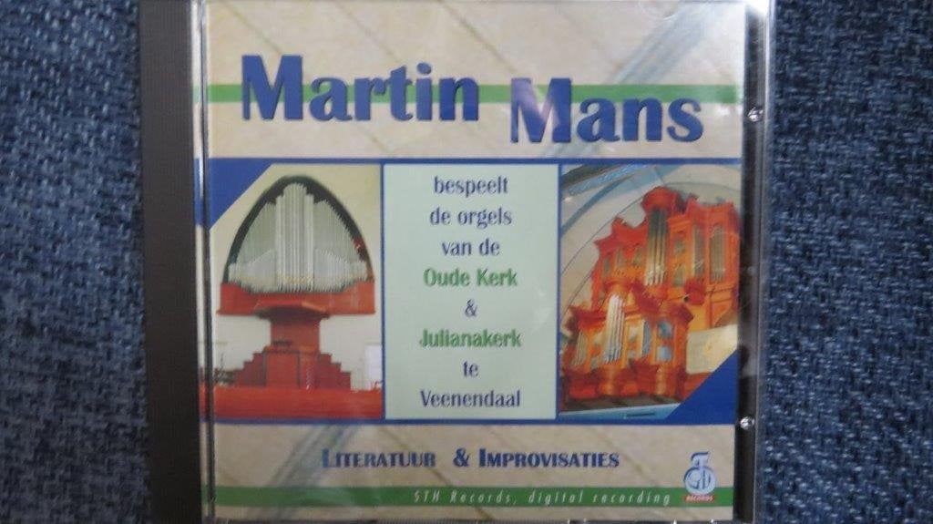 Cd orgel: Martin Mans, Oude Kerk en Julianakerk Veenendaal, Cd's en Dvd's, Ophalen of Verzenden, Zo goed als nieuw, Gospel