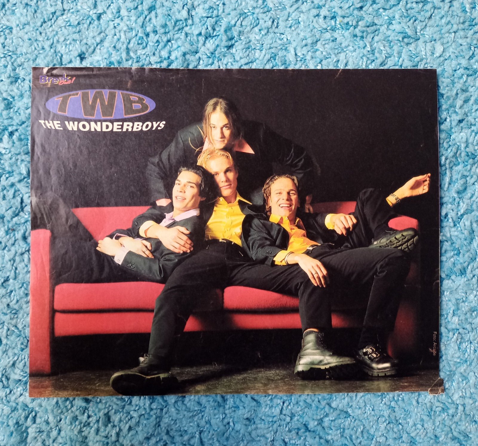 TWB The Wonderboys band poster breakout, A4 of kleiner, Rechthoekig Liggend, Nieuw, Ophalen of Verzenden
