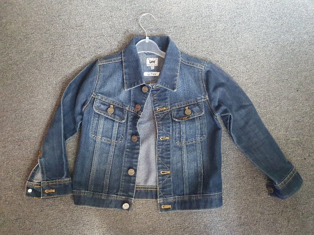 Lee spijkerjasje - denim jasje - jeans jasje 108cm/5 jr ZGAN, Kinderen en Baby's, Kinderkleding | Maat 104, Jongen of Meisje, Ophalen of Verzenden