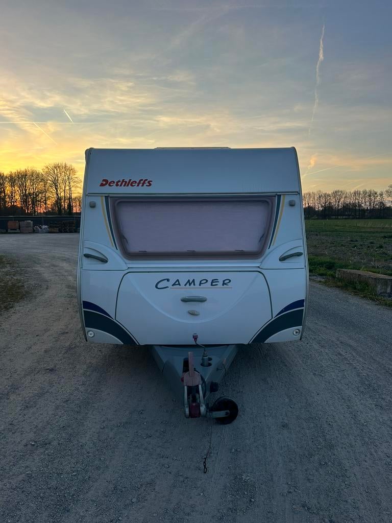 Caravan Dethleffs Camper 520 HTE, Rondzit, Luifel, Particulier, 2 aparte bedden