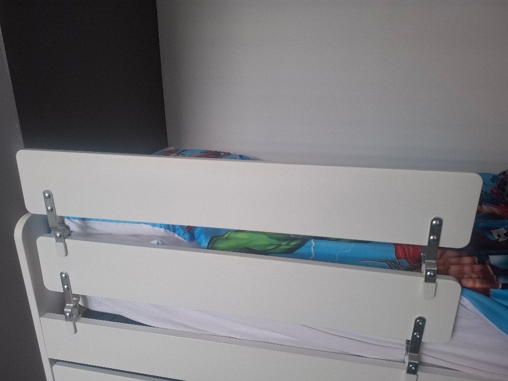 Nattapa zijsteun bed, Ophalen, Zo goed als nieuw, Minder dan 140 cm, Minder dan 70 cm