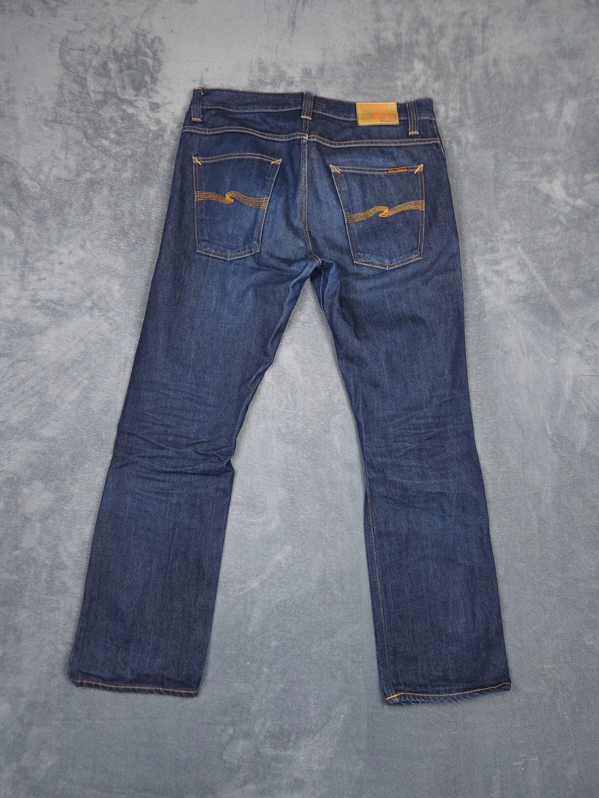 Nudie Jeans Broek Average Joe Dry Dirt Organic W34 L32 Blauw, Nudie Jeans, Blauw, ., Ophalen of Verzenden