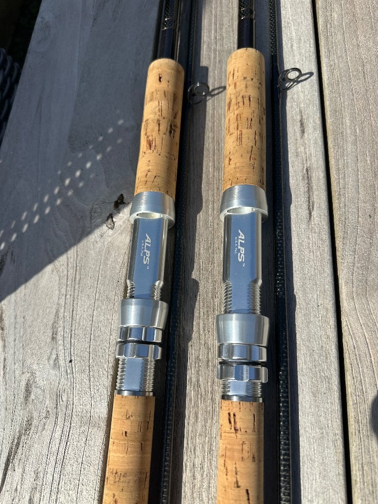 2x North Western Kevlite 12ft/2lbs, Watersport en Boten, Ophalen, Zo goed als nieuw, Werphengel