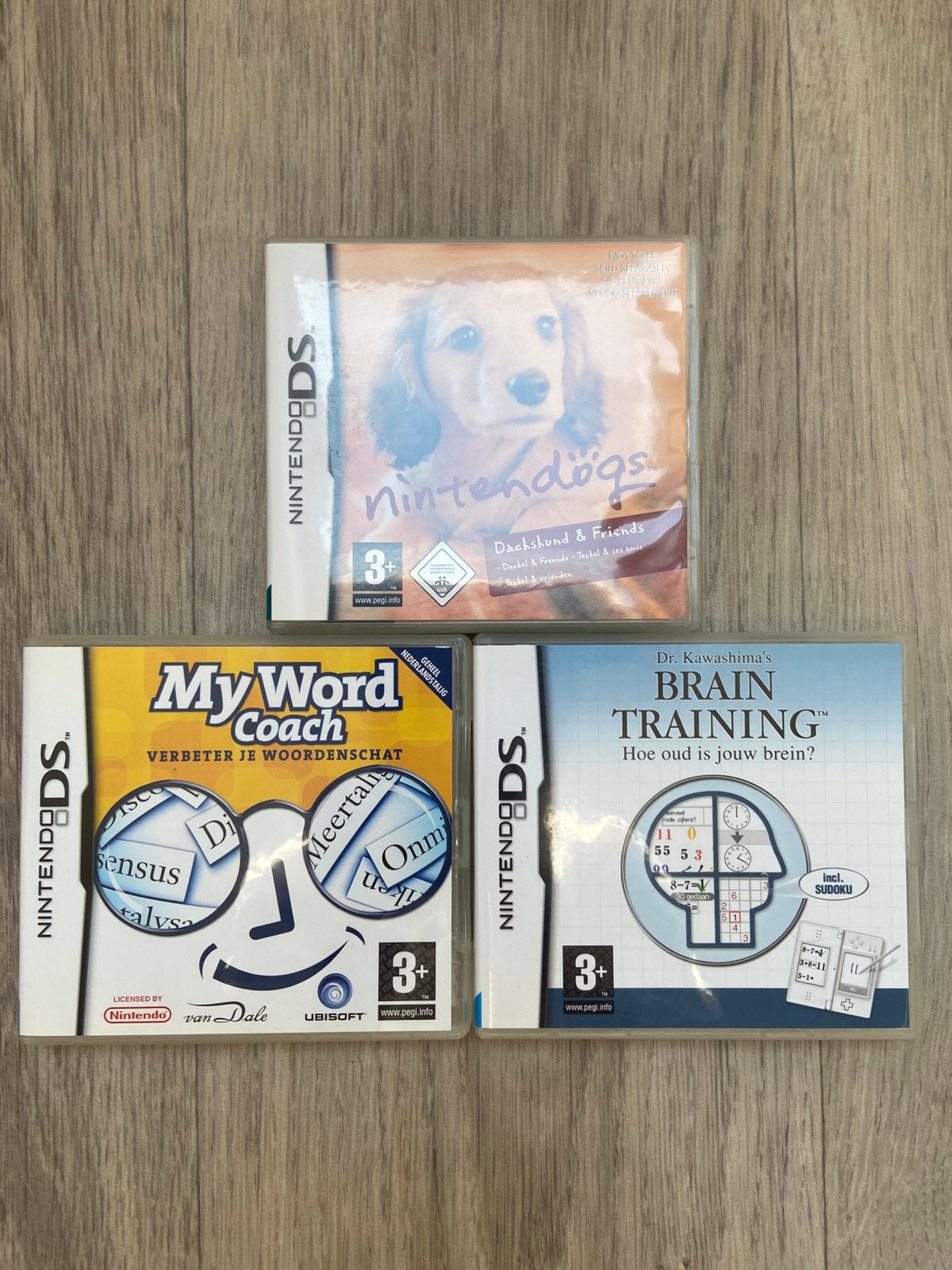 3 Nintendo DS (NDS) Games, Puzzel en Educatief, 1 speler, Ophalen of Verzenden, Zo goed als nieuw