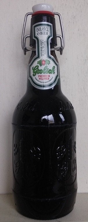 Grolsch Beugelfles 45cl vol uit 2001, Ophalen of Verzenden, Zo goed als nieuw, Flesje(s), Grolsch
