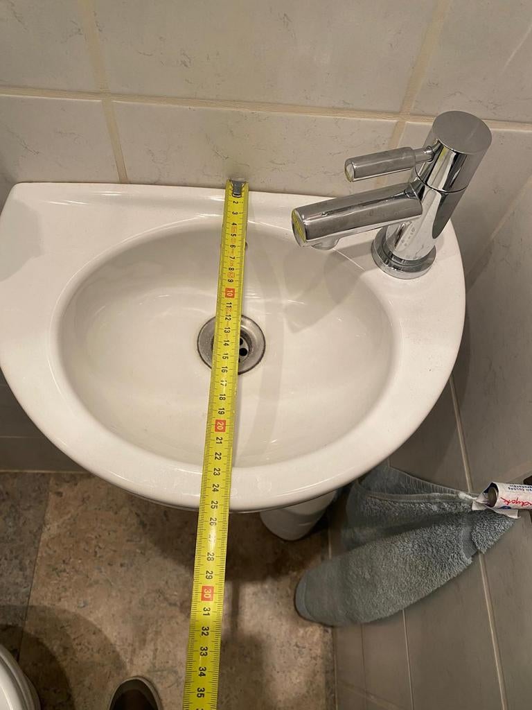 Keramac fonteintje toilet met kraan, Ophalen, Gebruikt, Toilet