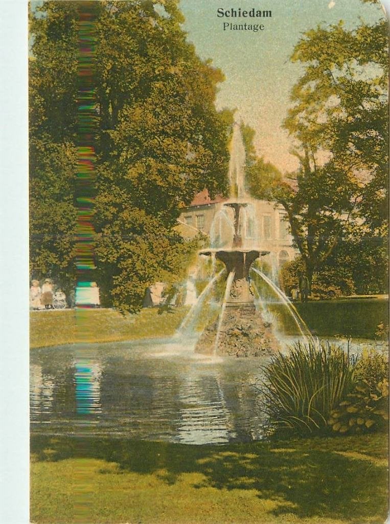 388-531-043 Schiedam Plantage, Verzenden, Voor 1920, Zuid-Holland