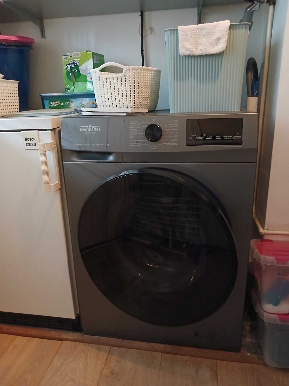 te koop;  goede wasmachine, Ophalen, Gebruikt, Minder dan 85 cm, Voorlader
