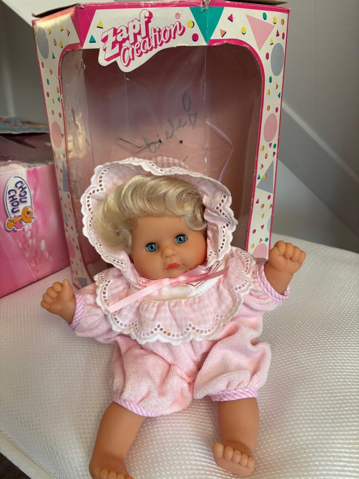 Mooi zapf popje, Ophalen of Verzenden, Zo goed als nieuw, Babypop