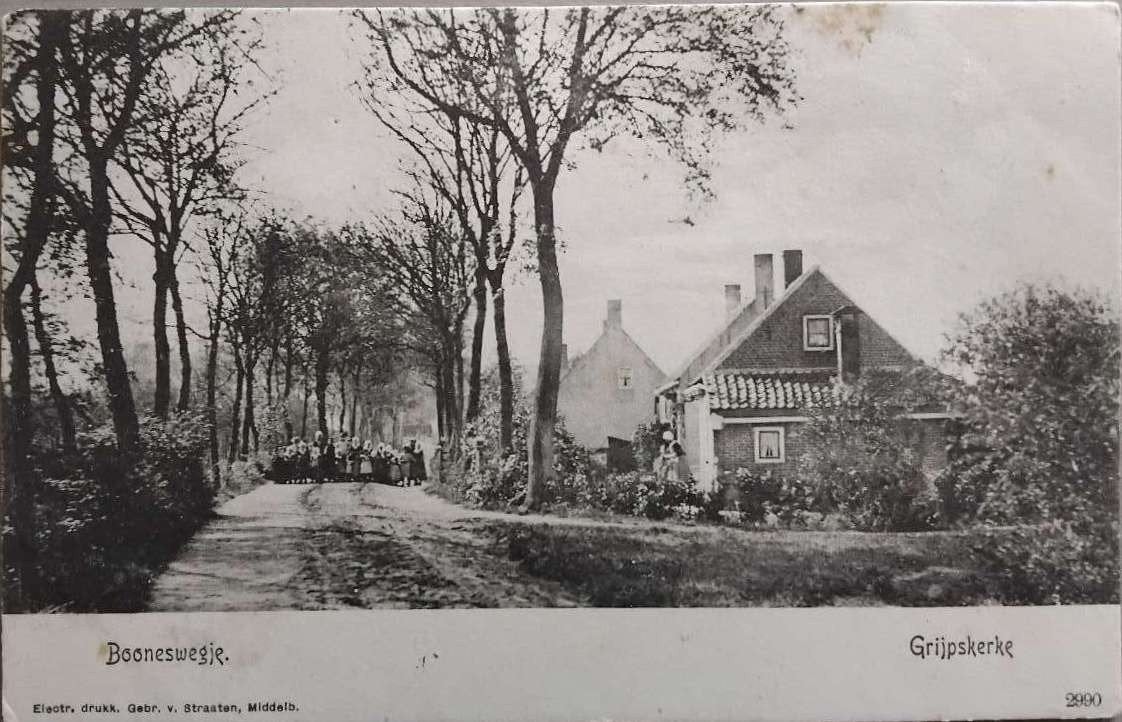 Booneswegje Grijpskerke (Zeeland) – Ca. 1910, Verzamelen, Ophalen of Verzenden, Voor 1920, Ongelopen, Zeeland