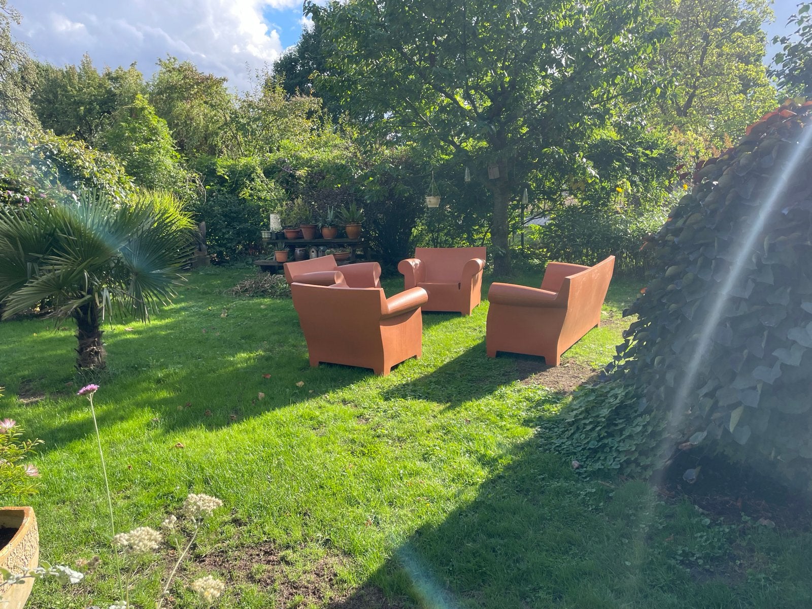 Kartell Bubble Club banken en fauteuils van Starck, Ophalen, 4 zitplaatsen, Kunststof, Gebruikt