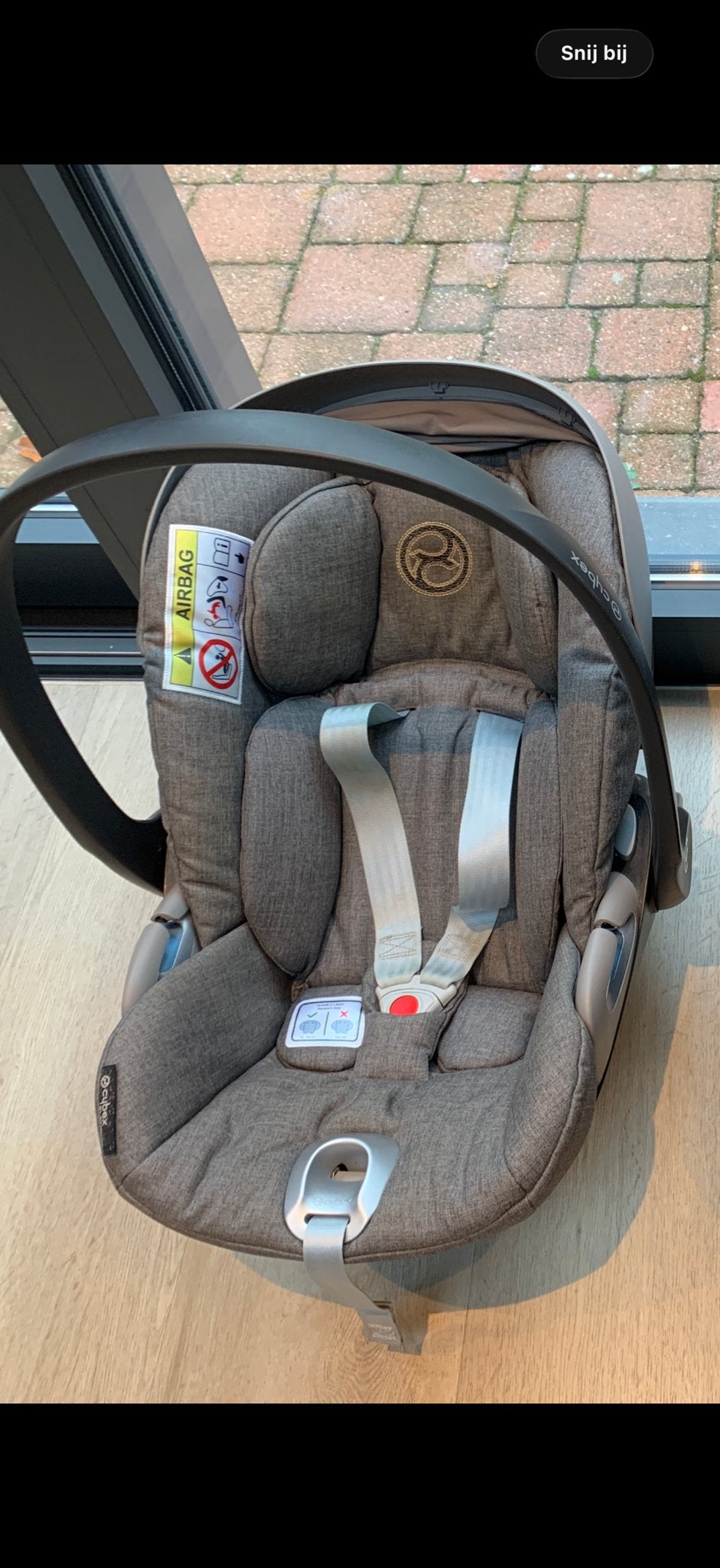 Cybex Maxi-Cosi met draaibare baseplate (0-13 kg), Kinderen en Baby's, Autostoeltjes, Ophalen, Gebruikt, Isofix, 0 t/m 13 kg