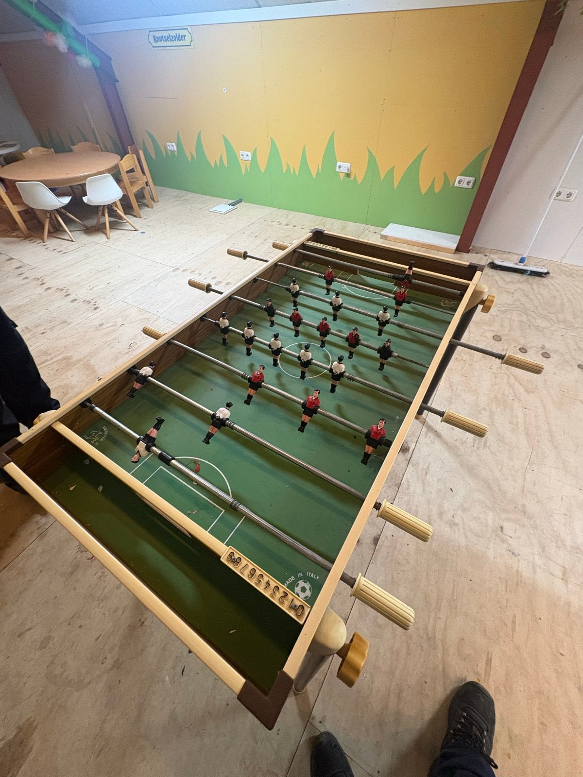 Vintage Tafelvoetbaltafel - Klassiek Spelplezier, Kinderen en Baby's, Ophalen, Gebruikt
