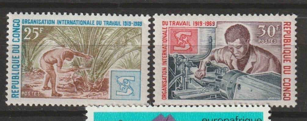 TSS Kavel 8.50078 Congo Pf minr 199-200 ILO, Ophalen, Overige landen, Postfris